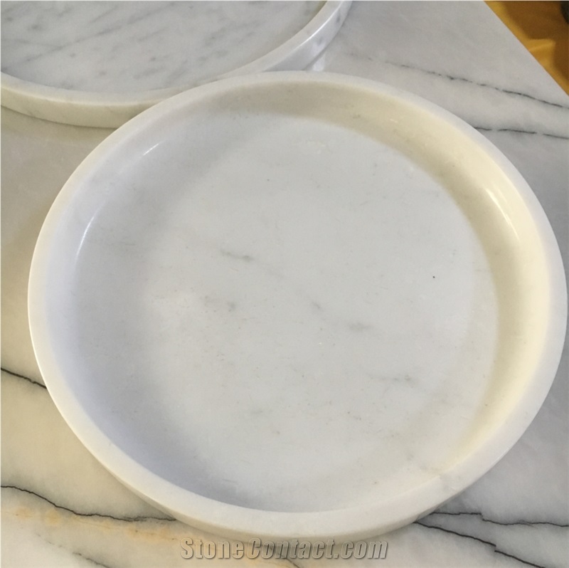 marble change bowl calacatta candle holder stone wine rack